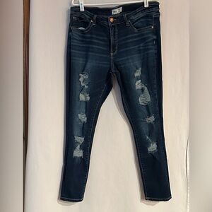 BKE Buckle Gabby Distressed Skinny Jeans Size 32